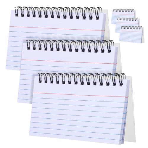 WEKADRIN 6 Stück Teiliges Kleine Linierte Spiral Notizbücher mit Transparentem Frostdeckel Dickes Papier Tragbare Arbeits und Studiennotizen für Schule Büro und Meeting WEKADRIN 6 Stück Teiliges Kleine Linierte Spiral Notizbücher mit Transparentem Frostdeckel Dickes Papier Tragbare Arbeits und Studiennotizen für Schule Büro und Meeting von WEKADRIN