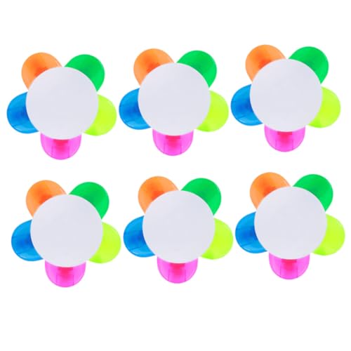 WEKADRIN 6 Stück Teiliges Petal Form Textmarker Farbenfrohe Fluoreszierende Marker Stifte Ergonomisch für Schule Büro Leuchtstarke Schreibhighlighter ohne Geruch Flüssiges Schreiben ohne WEKADRIN 6 Stück Teiliges Petal Form Textmarker Farbenfrohe Fluoreszierende Marker Stifte Ergonomisch für Schule Büro Leuchtstarke Schreibhighlighter ohne Geruch Flüssiges Schreiben ohne von WEKADRIN