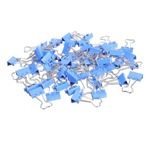 WEKADRIN 60 Stück Metall-binderclips mit Herzförmigem Griff Kleine Blaue Büroklammern für Schüler und Büro Dekorative Lange Klammern für Papier Briefe Dokumente und Aufgaben WEKADRIN 60 Stück Metall-binderclips mit Herzförmigem Griff Kleine Blaue Büroklammern für Schüler und Büro Dekorative Lange Klammern für Papier Briefe Dokumente und Aufgaben von WEKADRIN