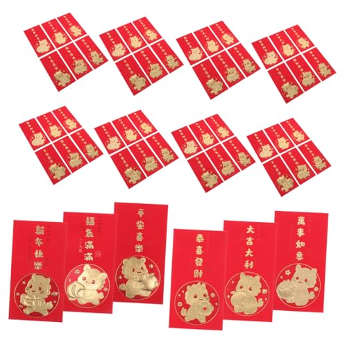 WEKADRIN 60 Stück Teiliges Rote Umschläge Jahr Des Pferdes Chinesische Neujahrsumschläge mit Großem Fassungsvermögen Robustes Papier Kreatives Design für Frühlingsfest Firmenfeiern und WEKADRIN 60 Stück Teiliges Rote Umschläge Jahr Des Pferdes Chinesische Neujahrsumschläge mit Großem Fassungsvermögen Robustes Papier Kreatives Design für Frühlingsfest Firmenfeiern und von WEKADRIN