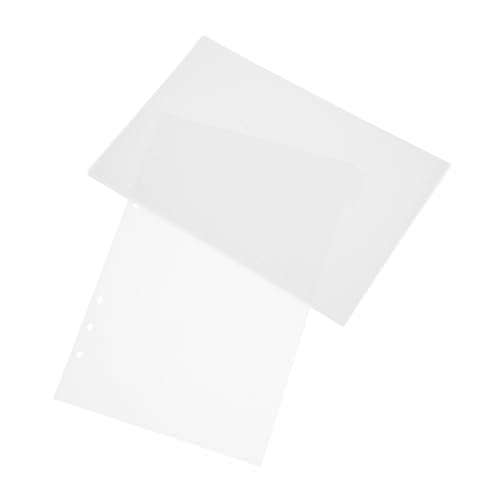 WEKADRIN 7 Stück Teiliges Budget Organizer aus Robustem PP Transparente Einlagen Abnehmbare Binder Taschen Praktische Haushaltsbuch Geldfächer Vielseitiges Ringbuch Zubehör für Alltag und von WEKADRIN