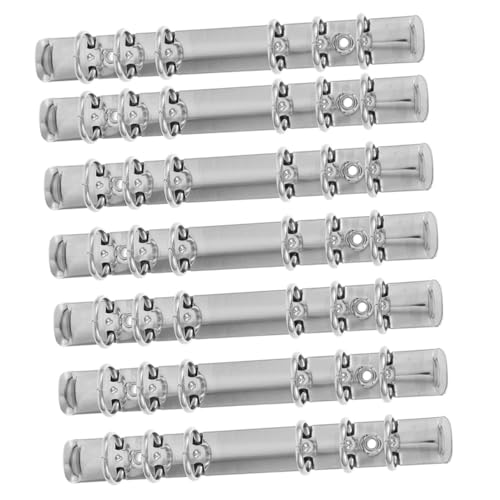 WEKADRIN 7 Stück Teiliges Metall Binder Mechanismus Rostfrei Langlebig Nachfüllbare Einlagen für Ordner für Büro Schule Zuhause Ersatz für Ringbuch Planer Organizer WEKADRIN 7 Stück Teiliges Metall Binder Mechanismus Rostfrei Langlebig Nachfüllbare Einlagen für Ordner für Büro Schule Zuhause Ersatz für Ringbuch Planer Organizer von WEKADRIN