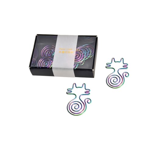 WEKADRIN 8 Stück Teiliges Bunte Katzen form Metall Büroklammern Kreative Notizklammern und Lesezeichen Langlebige Papierklemmen für Büro Schule und Zuhause Niedliche Katzen motiv Clips WEKADRIN 8 Stück Teiliges Bunte Katzen form Metall Büroklammern Kreative Notizklammern und Lesezeichen Langlebige Papierklemmen für Büro Schule und Zuhause Niedliche Katzen motiv Clips von WEKADRIN