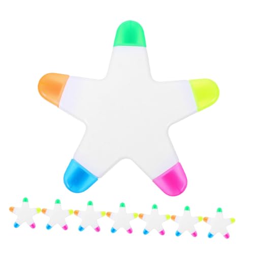 WEKADRIN 8 Stück Teiliges Fluoreszierende Marker in Leuchtenden Farben Sternförmige Textmarker für Schule Büro und Basteln Geeignet für Schüler Lehrer und Kreative DIY Projekte WEKADRIN 8 Stück Teiliges Fluoreszierende Marker in Leuchtenden Farben Sternförmige Textmarker für Schule Büro und Basteln Geeignet für Schüler Lehrer und Kreative DIY Projekte von WEKADRIN