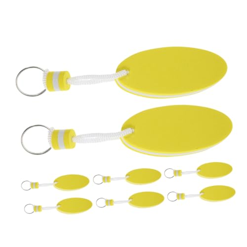 WEKADRIN 8 Stück Teiliges Ovaler EVA Schaum Schlüsselanhänger Schwimmend Wasserfest für Boots und Wassersport Schlüsselanhänger mit Sicherem Clip und Auffälligen Farben für Outdoor Einsatz WEKADRIN 8 Stück Teiliges Ovaler EVA Schaum Schlüsselanhänger Schwimmend Wasserfest für Boots und Wassersport Schlüsselanhänger mit Sicherem Clip und Auffälligen Farben für Outdoor Einsatz von WEKADRIN