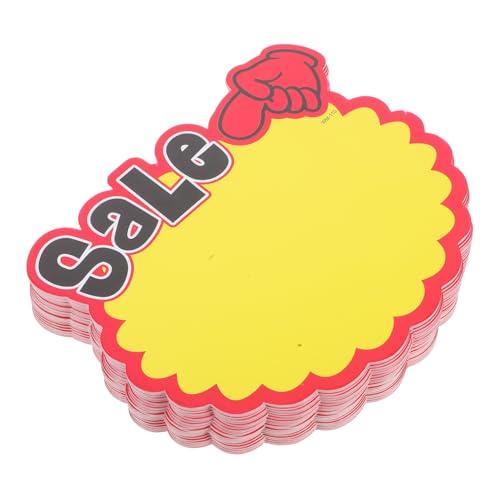 WEKADRIN 80 Stück Teiliges Preisschild Robustem Papier mit Auffälligem Explosionsdesign Farbige Verkaufsetiketten für Einzelhandelsgeschäfte Klare Drucke zur Kundenansprache für Supermarkt WEKADRIN 80 Stück Teiliges Preisschild Robustem Papier mit Auffälligem Explosionsdesign Farbige Verkaufsetiketten für Einzelhandelsgeschäfte Klare Drucke zur Kundenansprache für Supermarkt von WEKADRIN