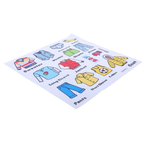 WEKADRIN Abnehmbare Kleiderschrank Aufkleber Selbstklebende Kleidung Sortieretiketten mit Bildtext für Kleidungskommoden Schlafzimmer Wanddekoration WEKADRIN Abnehmbare Kleiderschrank Aufkleber Selbstklebende Kleidung Sortieretiketten mit Bildtext für Kleidungskommoden Schlafzimmer Wanddekoration von WEKADRIN