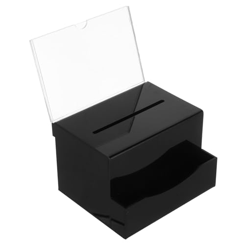 WEKADRIN Abschließbare Acryl Spendenbox Multifunktionale Vorschlags und Wahlurne für Büro Werkstatt Wohltätige Zwecke Transparent und Sicher mit Schloss WEKADRIN Abschließbare Acryl Spendenbox Multifunktionale Vorschlags und Wahlurne für Büro Werkstatt Wohltätige Zwecke Transparent und Sicher mit Schloss von WEKADRIN