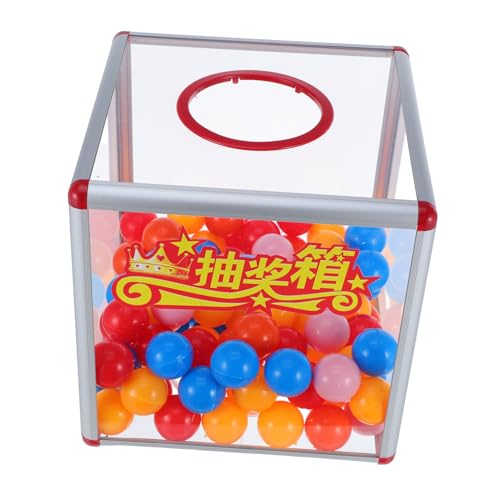 WEKADRIN Acryl Spendenbox mit Bunten Kugeln Transparente Tippkarten und Geldbox für Jahresfeiern Wohltätigkeits Losbox Einfach zu Handhabender Behälter für Abstimmungen und Gewinnspiele WEKADRIN Acryl Spendenbox mit Bunten Kugeln Transparente Tippkarten und Geldbox für Jahresfeiern Wohltätigkeits Losbox Einfach zu Handhabender Behälter für Abstimmungen und Gewinnspiele von WEKADRIN