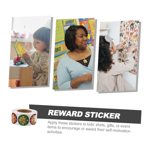 WEKADRIN Belohnungssticker für Schule und Kindergarten Selbstklebende Cartoon motivationsaufkleber für Lehrer und Eltern mit Lustigen Belohnungsaufklebern Lob und Motivation von WEKADRIN