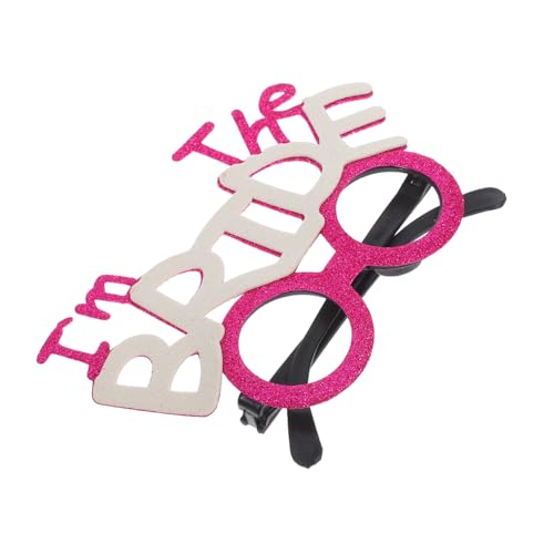 WEKADRIN Brillen für Braut Hochzeit Kostümzubehör Herzförmige Partybrille als Lustiges Fotoaccessoire für Junggesellinnenabschied und Festliche Anlässe Vielseitig Einsetzbar WEKADRIN Brillen für Braut Hochzeit Kostümzubehör Herzförmige Partybrille als Lustiges Fotoaccessoire für Junggesellinnenabschied und Festliche Anlässe Vielseitig Einsetzbar von WEKADRIN