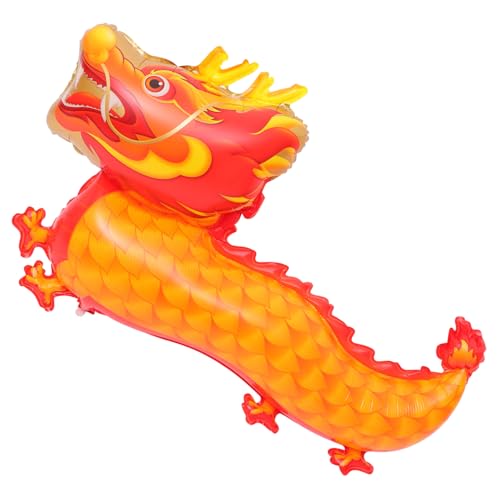 WEKADRIN Chinesischer Drachen Luftballon Orange Drachenform Frühlingsfest Dekoration Lunar Year Party Zubehör Familienfeier Foto Requisite Langlebig Leicht Aufblasbar WEKADRIN Chinesischer Drachen Luftballon Orange Drachenform Frühlingsfest Dekoration Lunar Year Party Zubehör Familienfeier Foto Requisite Langlebig Leicht Aufblasbar von WEKADRIN