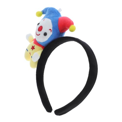 WEKADRIN Clown-Stirnband Clownhüte Clown-Zubehör clown kostüm Lustige Clown -Kopfbedeckung Kostüm Stirnbänder lustiges Stirnband Halloween-Haarband PP Baumwolle von WEKADRIN