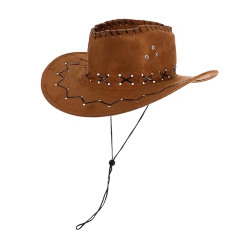 WEKADRIN Cowboyhut Westernstyle Leichter Partyhut für Mädchen und Jungen Niedliches Design Robustes Material Vielseitig für Karneval Kostüm und Fasching Geeignet WEKADRIN Cowboyhut Westernstyle Leichter Partyhut für Mädchen und Jungen Niedliches Design Robustes Material Vielseitig für Karneval Kostüm und Fasching Geeignet von WEKADRIN