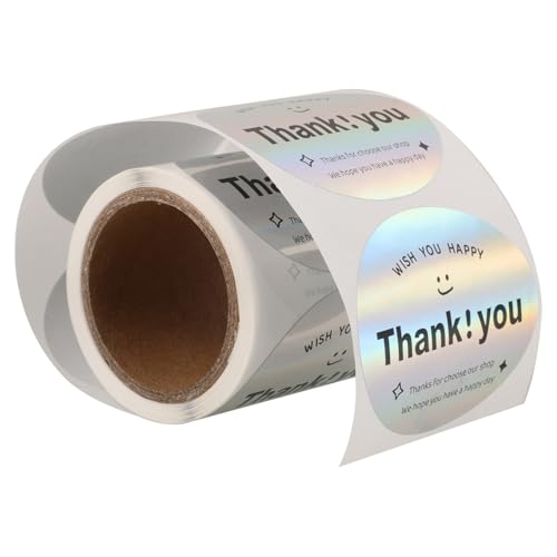 WEKADRIN Dankeschön Aufkleber Selbstklebend Geschenkverpackung Sticker Stylische Geschenkdeko Etiketten Haftende Thank You Sealing Labels für Umschlag und Geschenkboxen von WEKADRIN