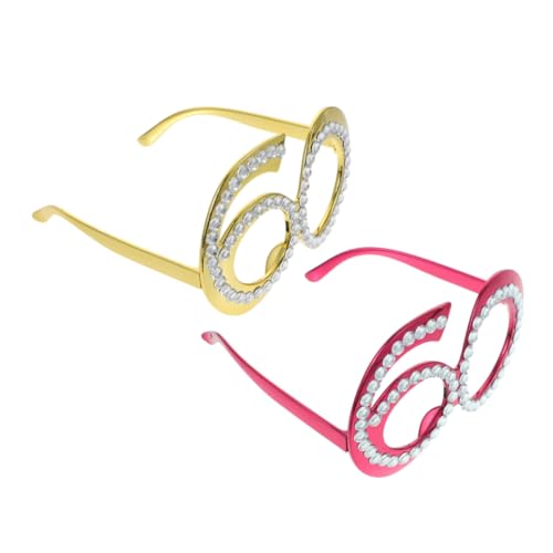 WEKADRIN Digitale Brille Requisiten Für Die Fotokabine Der Babyparty Geburtstagsteil-brille Requisiten Für Die Abschlussfeier Photobooth Requisiten Lustig Plastik von WEKADRIN