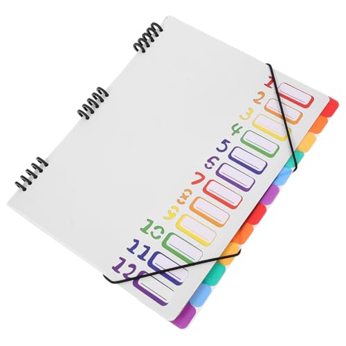 WEKADRIN Dokumentenordner mit Fächern PP Material Ringbuch System für Systematische Organisation Leicht und Robust für Büro Schule und Reisen Weiß Ordner mit Trennblättern WEKADRIN Dokumentenordner mit Fächern PP Material Ringbuch System für Systematische Organisation Leicht und Robust für Büro Schule und Reisen Weiß Ordner mit Trennblättern von WEKADRIN