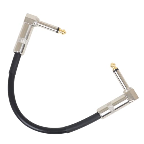 WEKADRIN Effektkabel mit Metallstecker Langlebiges Gitarren pedal netzkabel Robustes Pvc material Kompatibel für Musiker und Gitarreneffekte von WEKADRIN