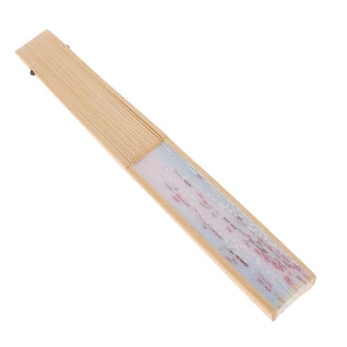 WEKADRIN Faltbarer Handfächer Chinesischer Stil Vintage Fächer Leicht Tragbar für Hochzeit Tanz Bühnenrequisiten Dekoration WEKADRIN Faltbarer Handfächer Chinesischer Stil Vintage Fächer Leicht Tragbar für Hochzeit Tanz Bühnenrequisiten Dekoration von WEKADRIN