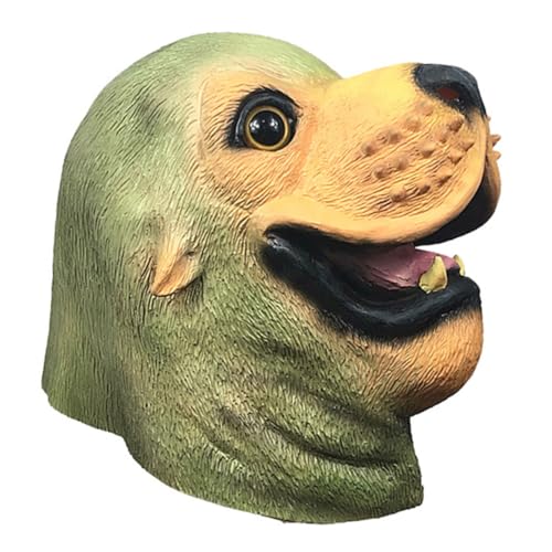 WEKADRIN Faszinierende Seehund Tierkopf Maske für Karneval Kostüm Partyaccessoire Flauschige Fancy Dress Maske für Halloween Cosplay und Maskerade Leicht Anzuziehen und Auffällig von WEKADRIN