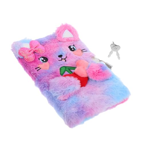 WEKADRIN Fluffy Katzen Tagebuch mit Schloss und Schlüsseln Plüsch Cover Verschließbares Mädchen Journal für Schreiben Zeichnen Geeignet Tragbar Weicher Griff Sicher und WEKADRIN Fluffy Katzen Tagebuch mit Schloss und Schlüsseln Plüsch Cover Verschließbares Mädchen Journal für Schreiben Zeichnen Geeignet Tragbar Weicher Griff Sicher und von WEKADRIN