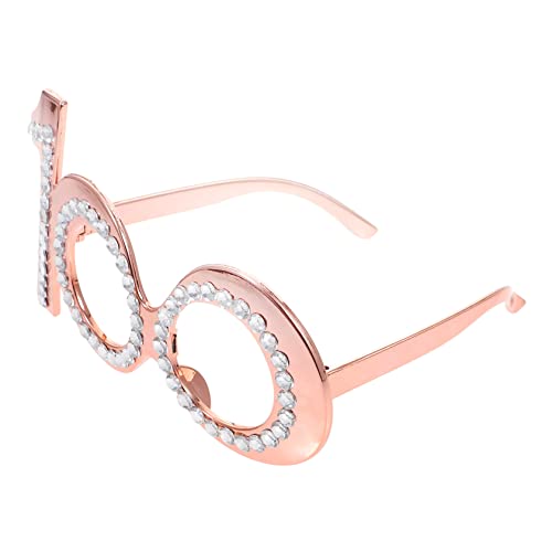 WEKADRIN Geburtstagsbrille Erwachsene Spaßbrille Für Party Partydekorationen Gläser Strass Brille Led Festival Dekorationen Zum 100. Geburtstag Retro Dekorativ Plastik Rose Gold WEKADRIN Geburtstagsbrille Erwachsene Spaßbrille Für Party Partydekorationen Gläser Strass Brille Led Festival Dekorationen Zum 100. Geburtstag Retro Dekorativ Plastik Rose Gold von WEKADRIN