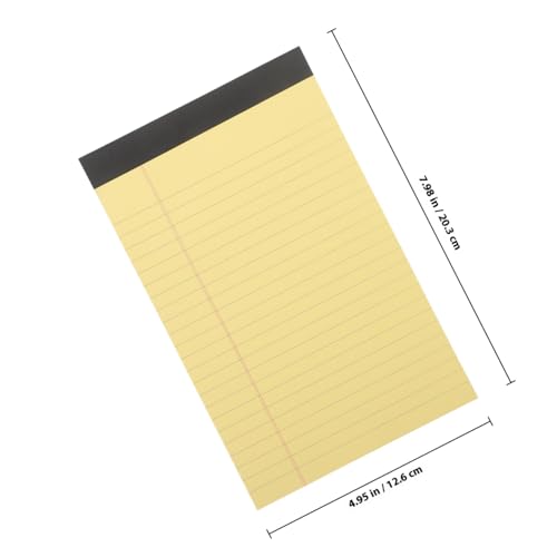 WEKADRIN Gelbe Tagesplaner Notizblöcke mit Liniertem Papier Abreißbar Praktisches Memo Pad für Terminplanung Erinnerungen und Notizen Handlich und Tragbar für Büro und Alltag WEKADRIN Gelbe Tagesplaner Notizblöcke mit Liniertem Papier Abreißbar Praktisches Memo Pad für Terminplanung Erinnerungen und Notizen Handlich und Tragbar für Büro und Alltag von WEKADRIN