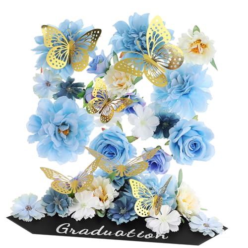 WEKADRIN Graduation Cap Decor Kit mit Vielseitigen Aufsteckern Inklusive Blumen Schmetterlingen und Strasssteinen Einfach Anzubringen mit Klebestreifen für Abschlussfeier Party und Fotos WEKADRIN Graduation Cap Decor Kit mit Vielseitigen Aufsteckern Inklusive Blumen Schmetterlingen und Strasssteinen Einfach Anzubringen mit Klebestreifen für Abschlussfeier Party und Fotos von WEKADRIN