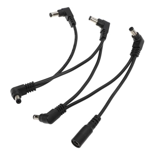WEKADRIN Guitar Effector Power Cord Verteilerkabel für Effektpedale Sicheres Kompaktes Zubehör mit Glatter Oberfläche für Klare Klangqualität und Einfache Mitnahme von WEKADRIN
