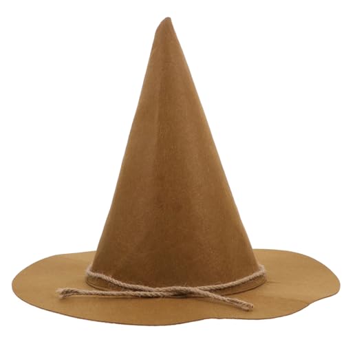 WEKADRIN Halloween Scarecrow Pointed Hat Cosplay Prop für Erwachsene Leichtes Festivalkostüm Vielseitiger Partyhut für Halloween Foto Requisit und Performance Bequem WEKADRIN Halloween Scarecrow Pointed Hat Cosplay Prop für Erwachsene Leichtes Festivalkostüm Vielseitiger Partyhut für Halloween Foto Requisit und Performance Bequem von WEKADRIN