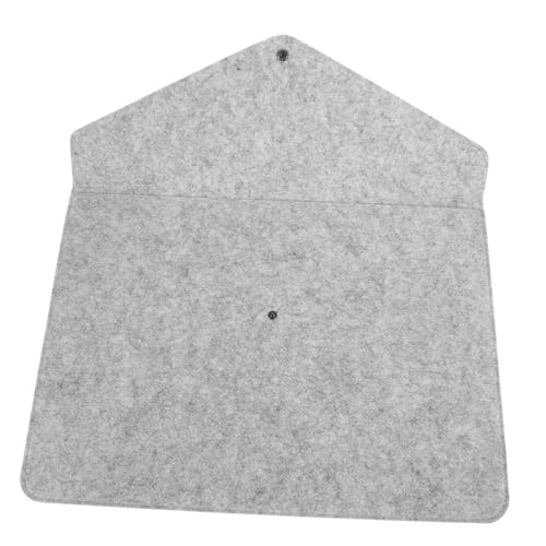 WEKADRIN Handliche Dokumententasche aus Dickem Filz Wiederverwendbarer Filz Organizer mit Knopfverschluss Vielseitiger Dokumentenhalter für Büro Schule und Geschäftsreisen WEKADRIN Handliche Dokumententasche aus Dickem Filz Wiederverwendbarer Filz Organizer mit Knopfverschluss Vielseitiger Dokumentenhalter für Büro Schule und Geschäftsreisen von WEKADRIN