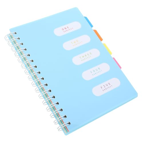 WEKADRIN Haushaltsplanerbuch Tragbarer Multifunktionsplaner mit Spiralbindung Minimalistisches Design Notizblock für Reisen Büro und Schule für Freunde von WEKADRIN