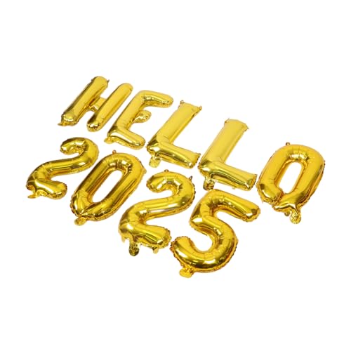 WEKADRIN Hello Folienballon Set Gold Aluminiumfolie Partydeko Silvesterballons Festival Party Feier Dekoration WEKADRIN Hello Folienballon Set Gold Aluminiumfolie Partydeko Silvesterballons Festival Party Feier Dekoration von WEKADRIN