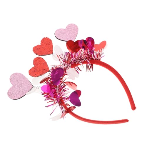 WEKADRIN Herz Haarreif für Valentinstag Cupid Kopfschmuck mit Herzchen für Festivals und Feiern Versatile Accessoires für Frauen und Mädchen für Hochzeiten und Jubiläen von WEKADRIN