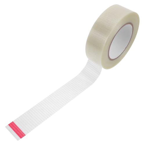 WEKADRIN Hochklebendes Glasfaserband Transparent Hitzebeständig Reparatur Klebeband für Markisen Zelte Planen mit Verstärktem Gittergewebe Langlebig und Reißfest von WEKADRIN