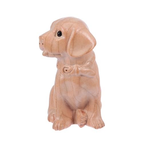 WEKADRIN Holzkunstwerk Holzschnitzerei Zodiak Hund Dekoration Kreative Wohnaccessoires Einzigartige Holzfigur für Wohnzimmer Büro Geschenkidee WEKADRIN Holzkunstwerk Holzschnitzerei Zodiak Hund Dekoration Kreative Wohnaccessoires Einzigartige Holzfigur für Wohnzimmer Büro Geschenkidee von WEKADRIN