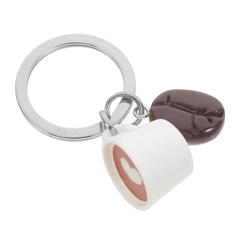 WEKADRIN Kaffeebohnen Schlüsselanhänger Herzform Handtaschenanhänger Leichtes Dekoratives Accessoire für Taschen Rucksäcke und Schlüssel Verarbeitung Einzigartiges Design WEKADRIN Kaffeebohnen Schlüsselanhänger Herzform Handtaschenanhänger Leichtes Dekoratives Accessoire für Taschen Rucksäcke und Schlüssel Verarbeitung Einzigartiges Design von WEKADRIN