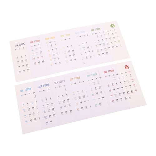 WEKADRIN Kalender Sticker Selbstklebend Kompletter Jahresplaner für Schreibtisch Kreative DIY Kalender Aufkleber mit Starkem Kleber Stil für Lehrer und Persönliche Organisation WEKADRIN Kalender Sticker Selbstklebend Kompletter Jahresplaner für Schreibtisch Kreative DIY Kalender Aufkleber mit Starkem Kleber Stil für Lehrer und Persönliche Organisation von WEKADRIN