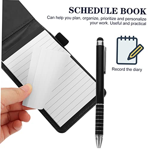 WEKADRIN Kleines Notizbuch mit Stift Multifunktionales Liniertes Taschen Notizbuch aus PU Handliches Schreibjournal für Büro Schule und Zuhause Memo Pad für To Do Listen WEKADRIN Kleines Notizbuch mit Stift Multifunktionales Liniertes Taschen Notizbuch aus PU Handliches Schreibjournal für Büro Schule und Zuhause Memo Pad für To Do Listen von WEKADRIN