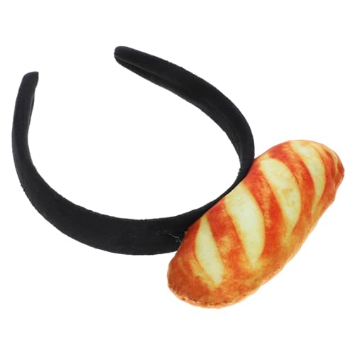 WEKADRIN Kreatives Brot Haarband Stirnband Party Foto Requisiten Festival Headwear Damen Cosplay Zubehör Charmanter Haarschmuck für Besondere Anlässe und Alltag von WEKADRIN