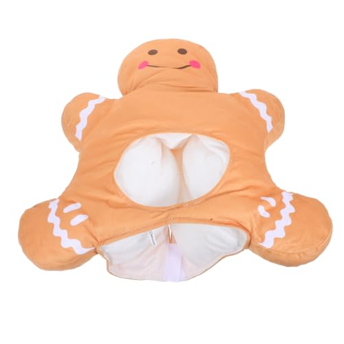 WEKADRIN Lebkuchenmann Kostüm Kopfschmuck aus Baumwolle und Plüsch Weicher Weihnachts Partyhut Leichter Bequemer Headwear für Erwachsene und Kreatives Foto Requisit für Feierlichkeiten WEKADRIN Lebkuchenmann Kostüm Kopfschmuck aus Baumwolle und Plüsch Weicher Weihnachts Partyhut Leichter Bequemer Headwear für Erwachsene und Kreatives Foto Requisit für Feierlichkeiten von WEKADRIN