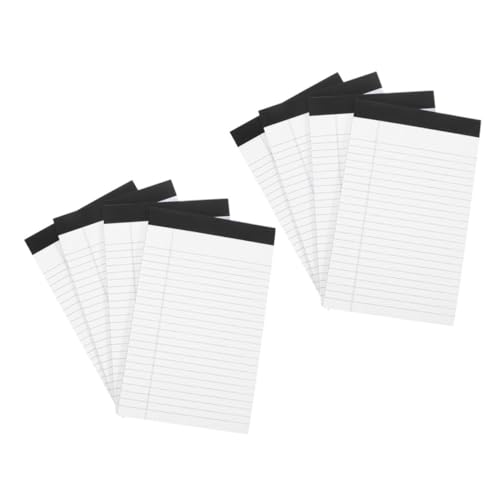 WEKADRIN Liniertes Memo Notizbuch Abreißbare Legal Schreibblöcke Tragbares Notizpad mit Bedrucktem Papier für Büro Schule Zuhause Weiß WEKADRIN Liniertes Memo Notizbuch Abreißbare Legal Schreibblöcke Tragbares Notizpad mit Bedrucktem Papier für Büro Schule Zuhause Weiß von WEKADRIN
