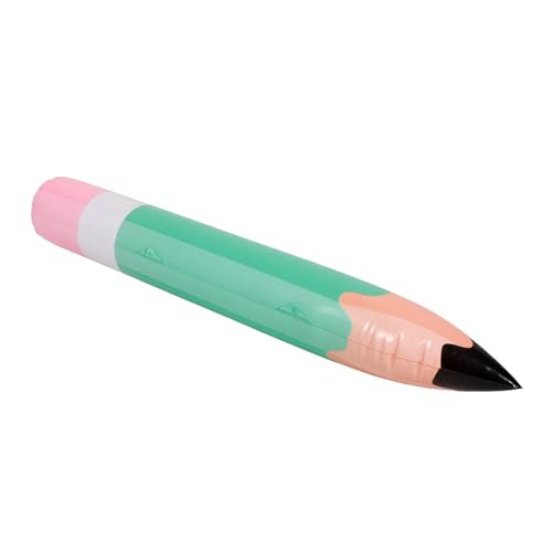WEKADRIN Luftige Grüne Große Aufblasbare Bleistiftdekoration PVC Classroom Party Deko Ergänzung für Schulanfang und Kreative Veranstaltungen von WEKADRIN