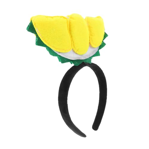 WEKADRIN Lustiger Durian-frucht-kopfschmuck Mit Tropischem Thema, Rollenspiel-accessoire, Realistisches Durian-stirnband Für Kostümparaden, Thematische Hochzeitsrequisiten von WEKADRIN