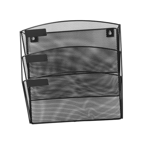 WEKADRIN Metall Wand File Organizer Mehrschichtiger Dokumentenhalter Wandmontage Platzsparend Büro Wandhalterung Für Akten Zeitschriften Papierablage Schwarz WEKADRIN Metall Wand File Organizer Mehrschichtiger Dokumentenhalter Wandmontage Platzsparend Büro Wandhalterung Für Akten Zeitschriften Papierablage Schwarz von WEKADRIN