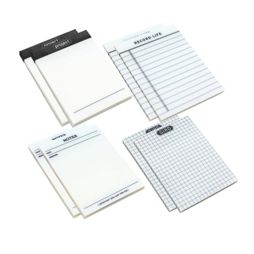 WEKADRIN Multifunktionale Büro Schulnotizen Selbstklebende Durchsichtige Memo Pads mit Raster Blankoseiten für To do listen und Erinnerungen WEKADRIN Multifunktionale Büro Schulnotizen Selbstklebende Durchsichtige Memo Pads mit Raster Blankoseiten für To do listen und Erinnerungen von WEKADRIN