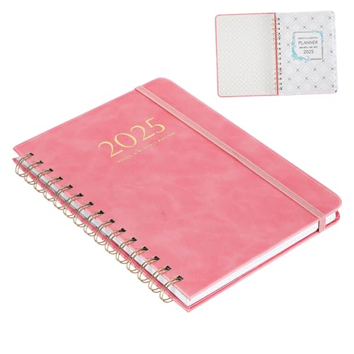 WEKADRIN Notizbuch Groß Planenplaner Tagesplaner 2025 Veranstalter Spiral- Vereinfacht Monatlich Woche Notizblock Tagebuch Akademisch Student Wöchentlich Monatsplaner 2025 Papier Rosa WEKADRIN Notizbuch Groß Planenplaner Tagesplaner 2025 Veranstalter Spiral- Vereinfacht Monatlich Woche Notizblock Tagebuch Akademisch Student Wöchentlich Monatsplaner 2025 Papier Rosa von WEKADRIN