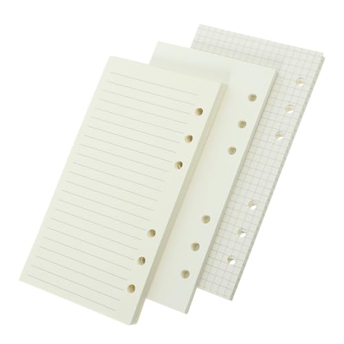 WEKADRIN Notizbuch Nachfüllpapier Lose Kariert Blanko Liniertes Refill Papier für Ringbücher Flexibel Abnehmbar für Schüler Schreiben Planen Skizzieren WEKADRIN Notizbuch Nachfüllpapier Lose Kariert Blanko Liniertes Refill Papier für Ringbücher Flexibel Abnehmbar für Schüler Schreiben Planen Skizzieren von WEKADRIN