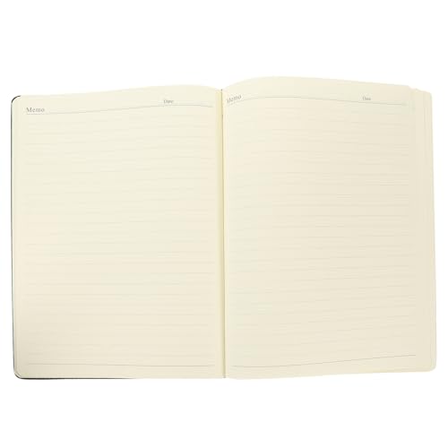 WEKADRIN Notizbuch PU Journal Notizblock mit Liniertem Papier Leicht und Tragbar Schreibpapier Flaches Design für Büro Alltag und Reisen WEKADRIN Notizbuch PU Journal Notizblock mit Liniertem Papier Leicht und Tragbar Schreibpapier Flaches Design für Büro Alltag und Reisen von WEKADRIN