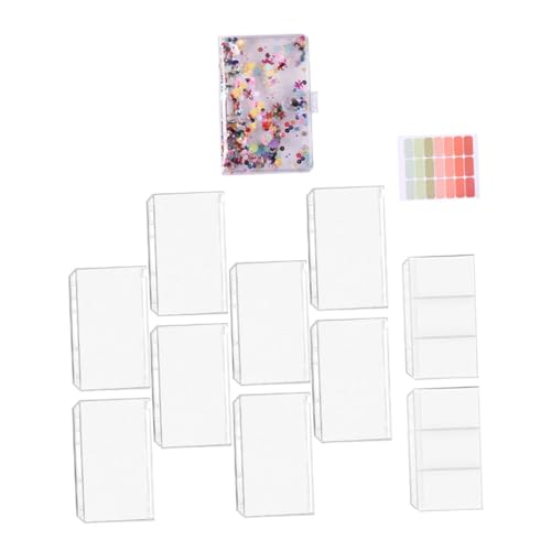 WEKADRIN PVC Geld Organizer mit Reißverschluss und Fächern Etiketten Transparenter Haushaltsbudget Binder Vielseitiger Money Saver mit Kartenfach für Budgetplanung und Bargeldverwaltung WEKADRIN PVC Geld Organizer mit Reißverschluss und Fächern Etiketten Transparenter Haushaltsbudget Binder Vielseitiger Money Saver mit Kartenfach für Budgetplanung und Bargeldverwaltung von WEKADRIN
